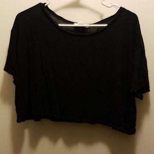 Slouchy crop top
